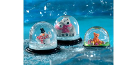 Boule de neige, rond, diamètre: 90 mm, hauteur: 75 mm