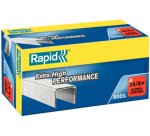 Agrafe Rapid 9/8 Super Strong galvanisée - Boîte de 5000