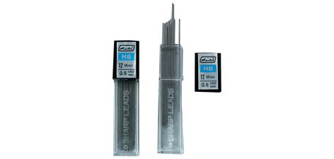 Mines pour porte-mines, calibre: 0,5 mm