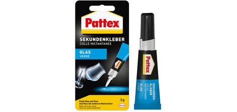 Colle instantanée liquide pour verre, tube de 3 g