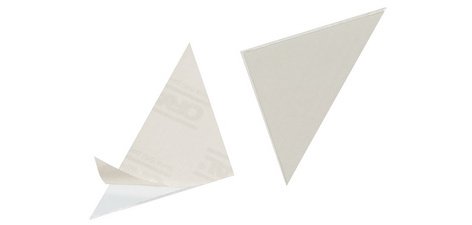 Pochette triangulaire autocollante Cornerfix