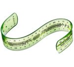 Règle plate Twist'n Flex, 200 mm, incassable, flexible