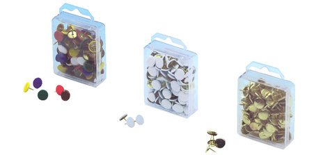 Push pins, diameter: 10 mm, small pack