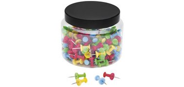 Punaises, dans une boîte transparente, couleurs assorti