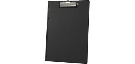 Porte-bloc double standard, format A4, noir