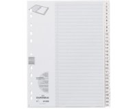 Intercalaires en plastique, numérique, A4,31 touches