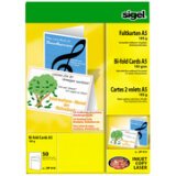 cartes 2 volets, A5 (A4), 185 g/m2, extra blanc