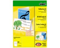 cartes 2 volets, A5 (A4), 185 g/m2, extra blanc