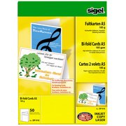 Cartes 2 volets imprimable A6 extra blanc - Pochette de 50