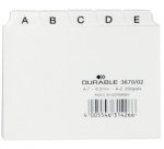 Index alphabétique A - Z, PP, format A7 paysage