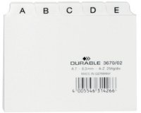 Index alphabétique A - Z, PP, format A7 paysage