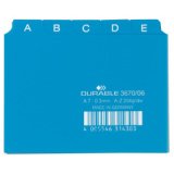 Index alphabétique A - Z, PP, format A7 paysage