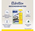 Etiquette pour dos de classeurs suspendus