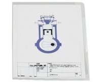 Pochettes-coins, A4, en PP, 0,12 mm, transparent