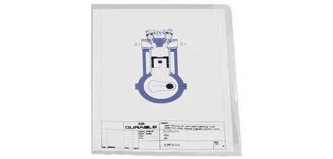 Pochettes-coins, A4, en PP, 0,12 mm, couleurs