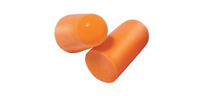 bouchons anti-bruit jetables 1100C, dans un sachet,orange