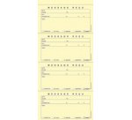 Carnet de messages reçus autocopiant, 322 x 140 mm