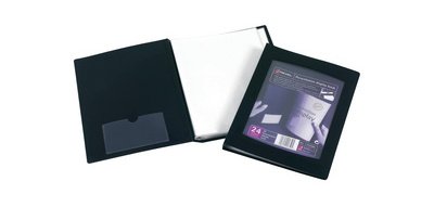 Protège documents de présentation, format A5, noir