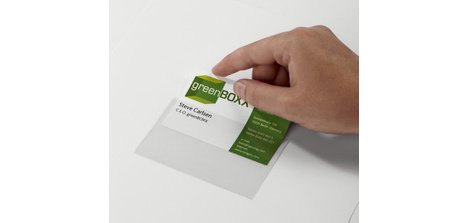 Pochette adhésive 9 x 5,7 cm Pocketfix Durable - Boîte de 100