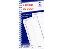 Bloc spiralé '120 programmes - A faire ce jour'