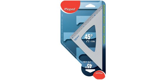 45-degree square, aluminum