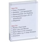 Cadre photo, (L)211 x (P)149 x (H)30 mm, transparent