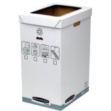 BANKERS BOX SYSTEM Collecteur de recyclage, blanc