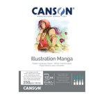 Bloc de dessin Illustration Manga, A4, 250 g/m2