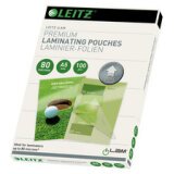Pochettes de plastification Leitz A4 80 µ brillantes - Boîte de 25