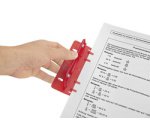 Perforateur de poche, capacité: 3 feuilles, couleurs
