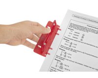 Perforateur de poche, capacité: 3 feuilles, couleurs