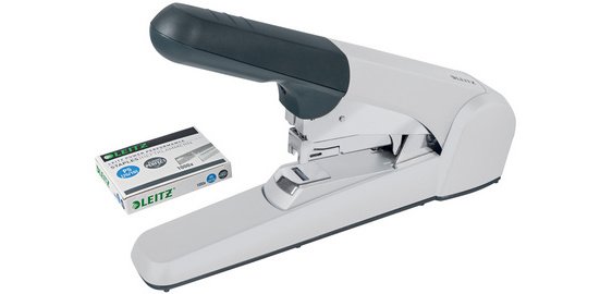Grapadora de alta capacidad Leitz 5552 - Grapas 25/10 - Capacidad para 60 hojas