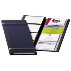 Album pour cartes de visite VISIFIX, film mat, bleu