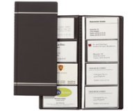 Album pour cartes de visite VISIFIX, plastique mat, anthracite