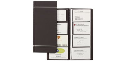 VISIFIX business card album, matte plastic, anthracite