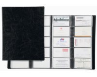 Album pour cartes de visite VISIFIX, plastique