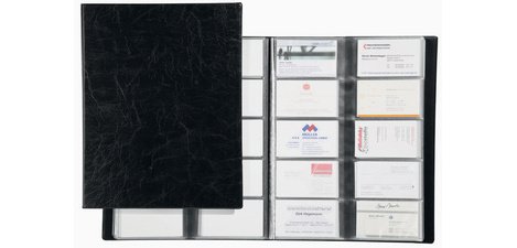Album pour cartes de visite VISIFIX, plastique
