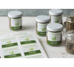 Etiquette pour codes QR, 45 x 45 mm, carré