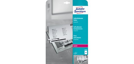 Films transparents pour imprimantes laser,A4