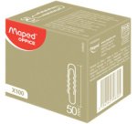 Trombone, en acier nickelé, 77 mm, ondulé