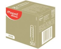 Trombone, en acier nickelé, 50 mm, ondulé