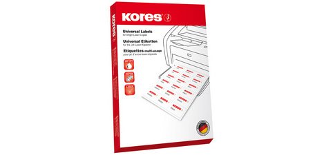 Universelles Etikett 105 x 74 mm Farbe - Packung mit 800