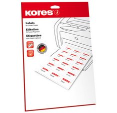 Universeel etiket diameter 40 mm wit