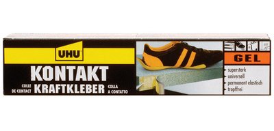 Strong contact adhesive, Gel, with solvent, 120 g