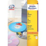 Etiquette CD ClassicSize, blanc