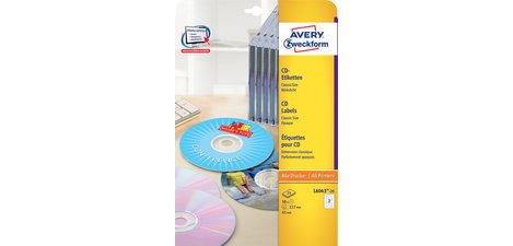 Etiquette CD ClassicSize, blanc