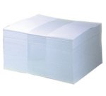 Feuilles pour bloc mémo NOTE BOX VEGAS, blanc