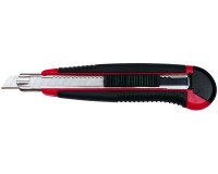 Cutter pro Auto-Load lemmet 9 mm zwart/rood