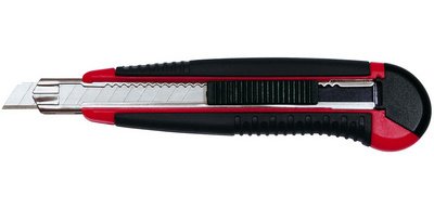 Cutter pro Auto-Load, blade: 9 mm, black/red