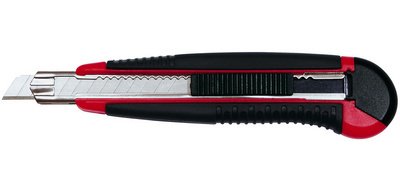 Cutter pro Auto-Load, lame: 9 mm, noir/rouge